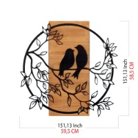 Panou decorativ Wallity Birds In Love 1 imaginea #6 — magazin online Desire.md