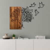 Panou decorativ Wallity Tree And Birds 1
