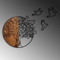 Panou decorativ Wallity Tree And Birds 2 imaginea #4 — magazin online Desire.md