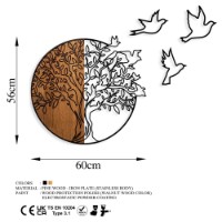 Panou decorativ Wallity Tree And Birds 2 imaginea #7 — magazin online Desire.md