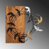 Panou decorativ Wallity Spiral Birds 2 imaginea #4 — magazin online Desire.md