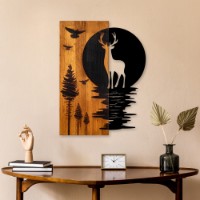 Panou decorativ Wallity Deer and Moon