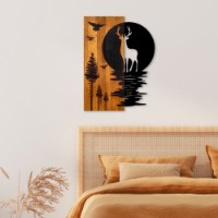 Panou decorativ Wallity Deer and Moon imaginea #3 — magazin online Desire.md