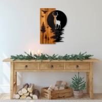 Panou decorativ Wallity Deer and Moon imaginea #4 — magazin online Desire.md