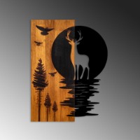 Panou decorativ Wallity Deer and Moon imaginea #6 — magazin online Desire.md