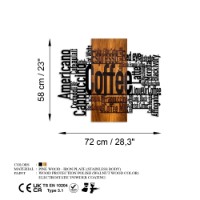 Panou decorativ Wallity Coffee Mixed imaginea #7 — magazin online Desire.md