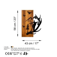 Panou decorativ Wallity Deer and Mountain imaginea #7 — magazin online Desire.md