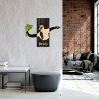 Panou decorativ Wallity Banksy Flower Thrower 2 imaginea #4 — magazin online Desire.md