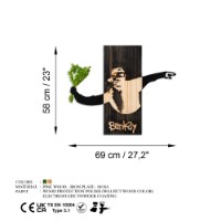 Panou decorativ Wallity Banksy Flower Thrower 2 imaginea #7 — magazin online Desire.md