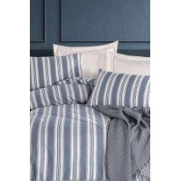 Lenjerie de pat L'Essentiel Soft Line Navy imaginea #3 — magazin online Desire.md