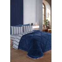 Plapumă L'Essentiel Soft Line Navy 155x215cm