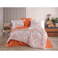 Lenjerie de pat Cotton Box Tiago Orange