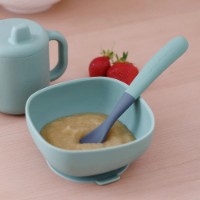 Set de linguri din silicon Beaba Bicolor Mineral (B913575) imaginea #4 — magazin online Desire.md