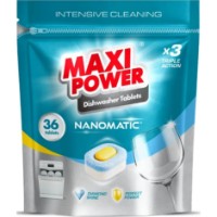 Detergent pentru mașine de spălat vase Maxi Power Nanomatic 36pcs