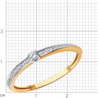 Inel SOLOVOV JEWELRY 51-210-01970-1 s.15,5 1,01g imaginea #5 — magazin online Desire.md