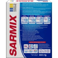 Detergent pudră Sarmix Active Color 300g imaginea #2 — magazin online Desire.md