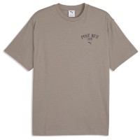 Tricou bărbătesc Puma Graphic Coffee Relaxed Mouse Gray, s.M
