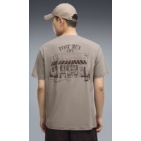 Tricou bărbătesc Puma Graphic Coffee Relaxed Mouse Gray, s.S imaginea #4 — magazin online Desire.md
