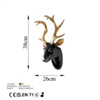 Настенный декор Wallity Bust of Deer 5 фото №9 — интернет-магазин Desire.md