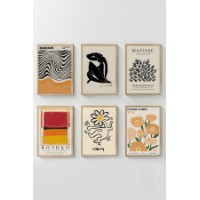 Набор из 6 картин Wallity Artsycllct7 фото №2 — интернет-магазин Desire.md