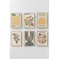 Set de 6 picturi Wallity Artsycllct9 imaginea #2 — magazin online Desire.md