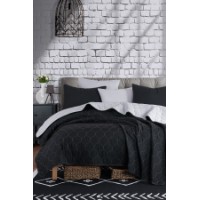 Постельное бельё L'Essentiel Solid Black Grey