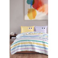 Lenjerie de pat L'Essentiel Funny Yellow Lilac