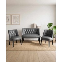 Set mobilă moale Atelier Del Sofa Az-Tkmln-01-Syh Grey