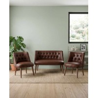 Комплект мягкой мебели Atelier Del Sofa Az-Tkmln-01-Cvz Brown фото №1 — интернет-магазин Desire.md
