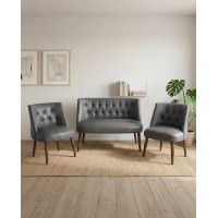 Set mobilă moale Atelier Del Sofa Az-Tkmln-01-Cvz Grey