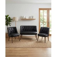 Set mobilă moale Atelier Del Sofa Az-Tkmln-01-Cvz Black