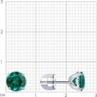 Cercei SOLOVOV JEWELRY 82020012 1,41g imaginea #4 — magazin online Desire.md