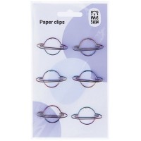 Agrafe de hârtie Meshu Planets 23mm 6pcs (MS_41583)