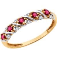 Inel SOLOVOV JEWELRY 51-210-02372-2 s.18,5 1,47g