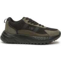 Adidași pentru bărbați Gruenberg 447008/01-02E Black/Khaki, s.42