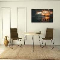 Masă pentru bucătărie Hanah Home Sandalf Oak