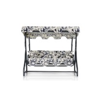 Садовые качели Hanah Home Ruta 4 Black Cream фото №2 — интернет-магазин Desire.md