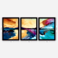 Set de 3 picturi Wallity 3SC33 imaginea #2 — magazin online Desire.md