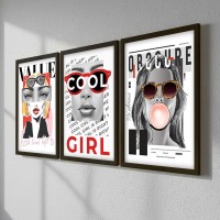 Set de 3 picturi Wallity 3SC91 imaginea #2 — magazin online Desire.md