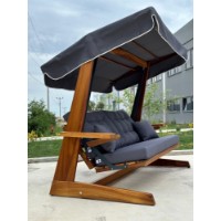 Садовые качели Hanah Home Sia 2400 Anthracite фото №2 — интернет-магазин Desire.md