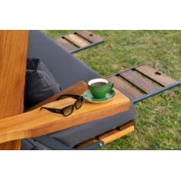 Садовые качели Hanah Home Luna Deluxe 2600 Anthracite фото №4 — интернет-магазин Desire.md
