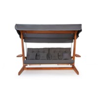Садовые качели Hanah Home Luna Deluxe 2600 Anthracite фото №10 — интернет-магазин Desire.md