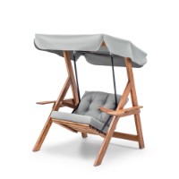 Садовые качели Hanah Home Galata Swing S1 Grey