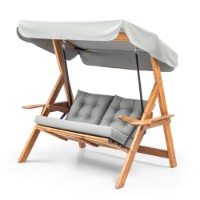Садовые качели Hanah Home Galata Swing S2 Grey