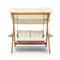 Садовые качели Hanah Home Galata Swing S2 Cream фото №4 — интернет-магазин Desire.md