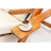 Садовые качели Hanah Home Galata Swing S2 Cream фото №5 — интернет-магазин Desire.md