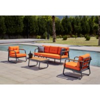 Set mobila de grădină Hanah Home Rio Orange