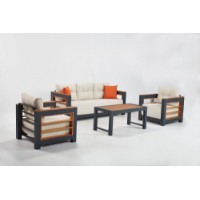 Набор садовой мебели Hanah Home Larix White