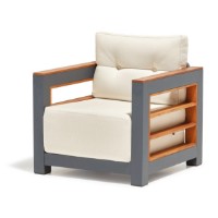 Набор садовой мебели Hanah Home Larix White фото №3 — интернет-магазин Desire.md