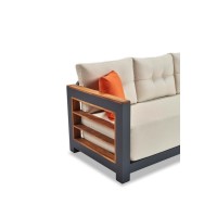 Набор садовой мебели Hanah Home Larix White фото №7 — интернет-магазин Desire.md